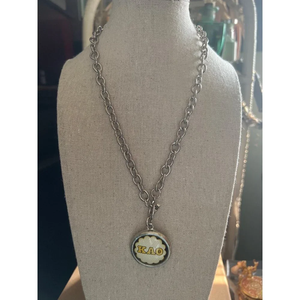 Greek Bubble Charm Chain Necklace from Occasionally Made — 18”
